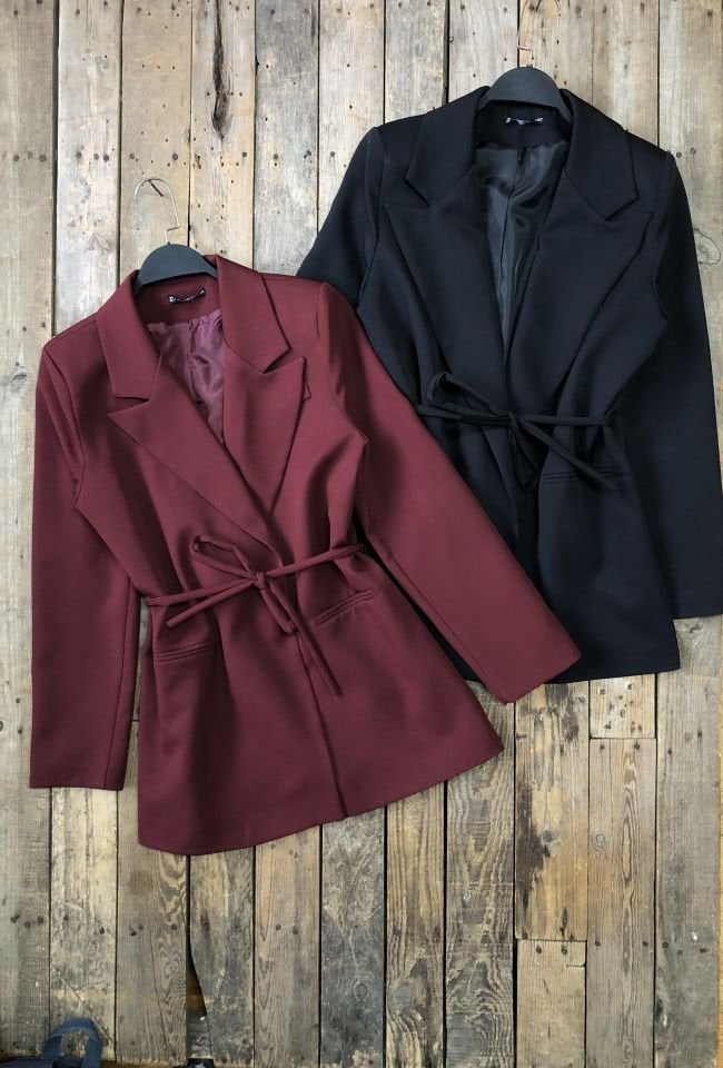 İpli Blazer Ceket