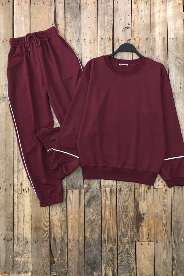 Kolu Şeritli Sweat