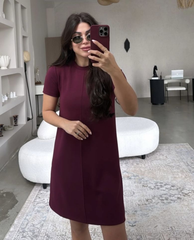 Önden Çımalı Elbise